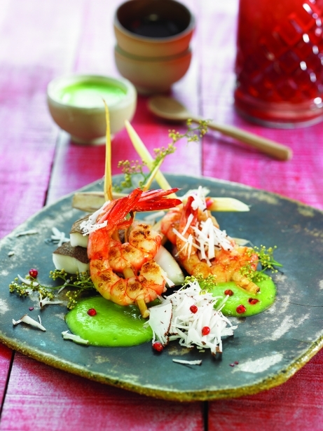 brotxetas de gamba